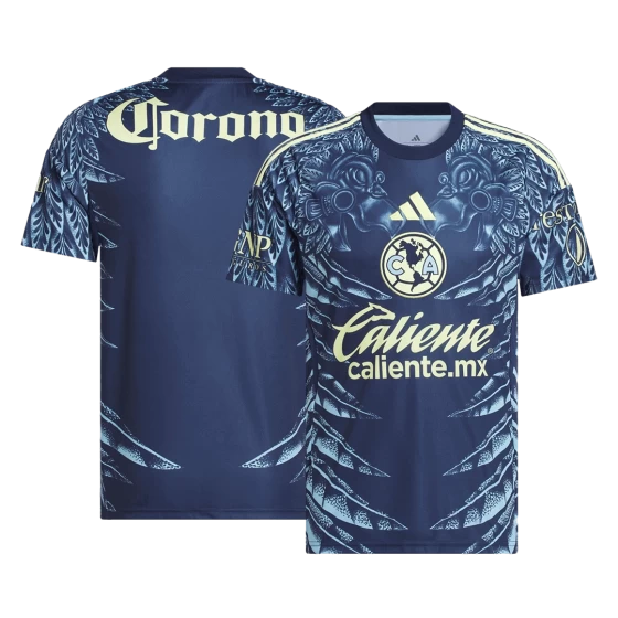 Club America Away Soccer Jersey 2025-26 Navy -Fan version